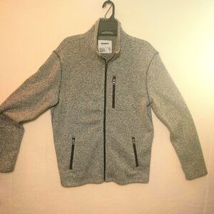 Sonoma Gray Zip Up Sweater with Stand-Up Collar Item No. 25-201